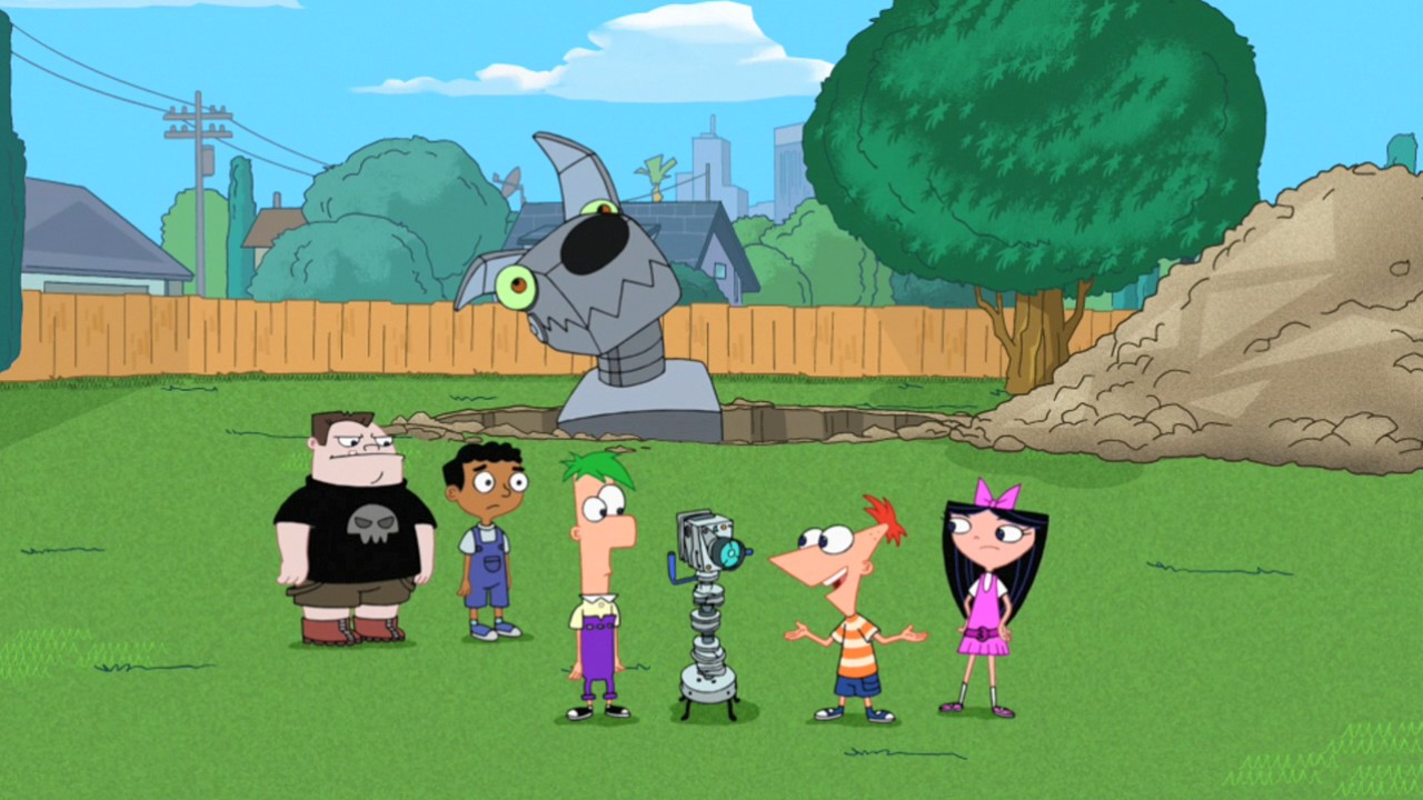 phineas and ferb robot dog