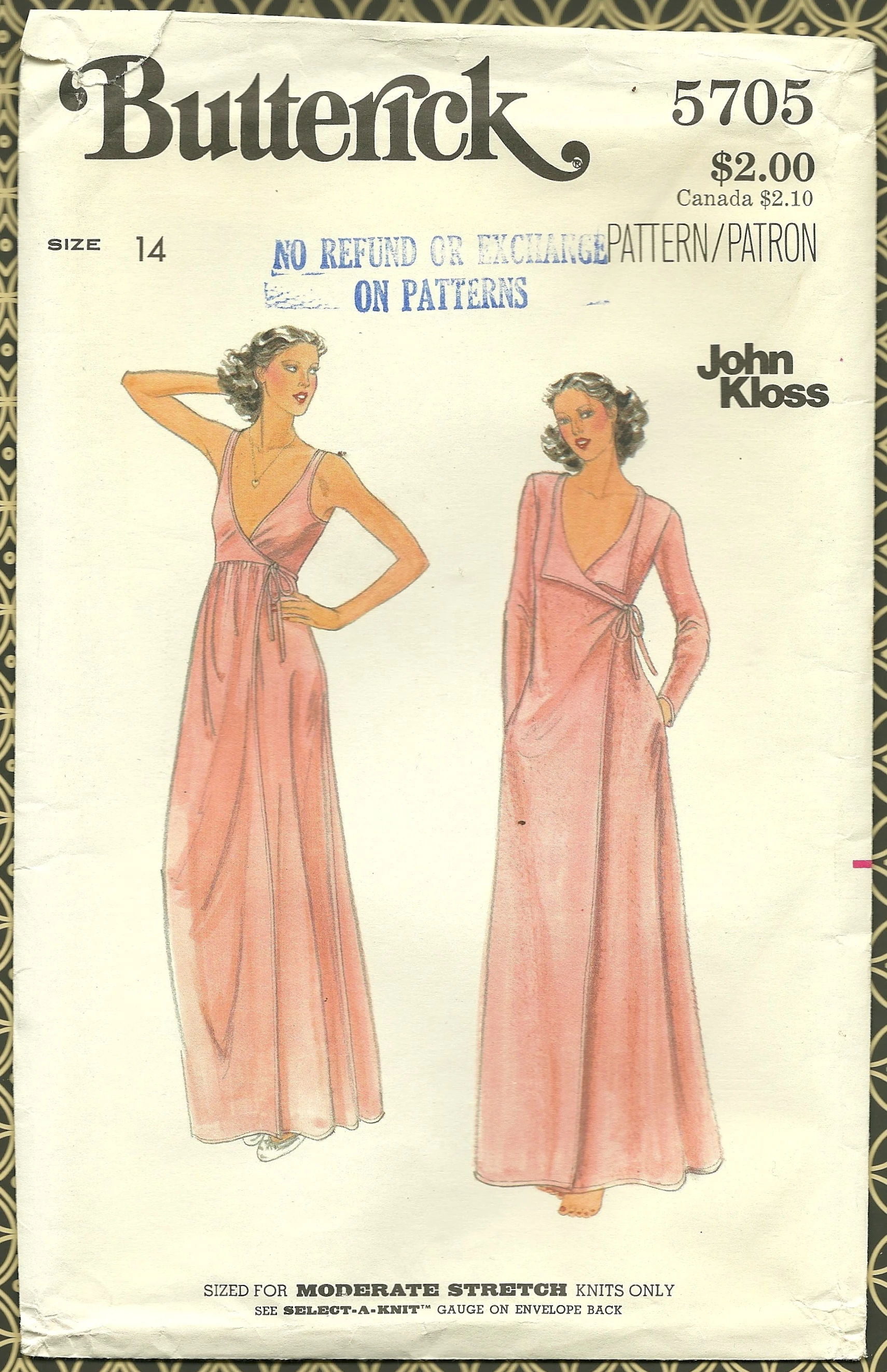 Butterick 5705 A - Vintage Sewing Patterns