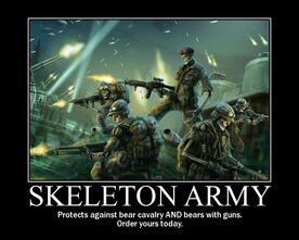 Skeleton-army