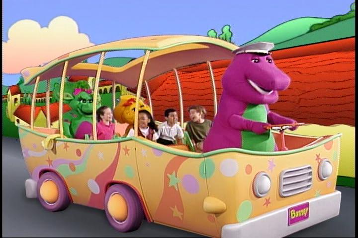 barney adventure bus 1997 youtube