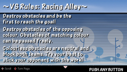 Vs rules racing alley