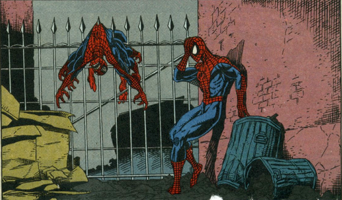  - 500px-Doppelganger_(Spider-Man)_y_Spider-Man_(Peter_Paker)