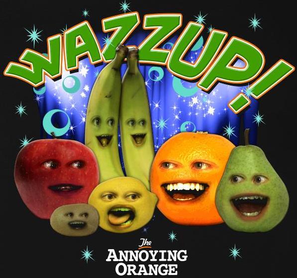 annoying orange wazzup shirt