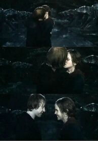 Ron and Hermione Kissing