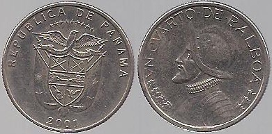 2001 panama coin