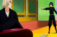 Kisuke accused by Soifon