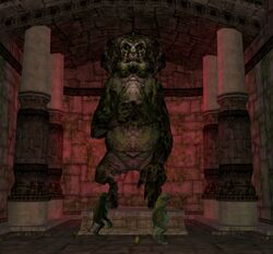 Woolamander statue