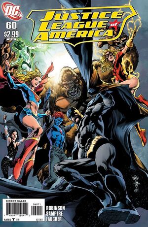 Cover for Justice League of America #60 (2011)