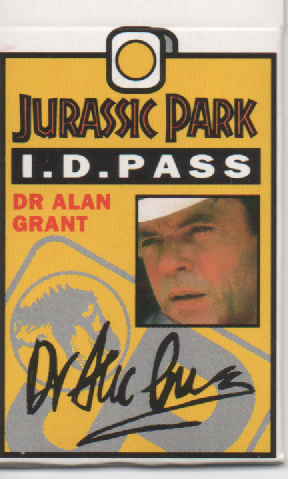 Dr. <b>Alan Grant</b> I.D. Pass - JP_ID_card_grant