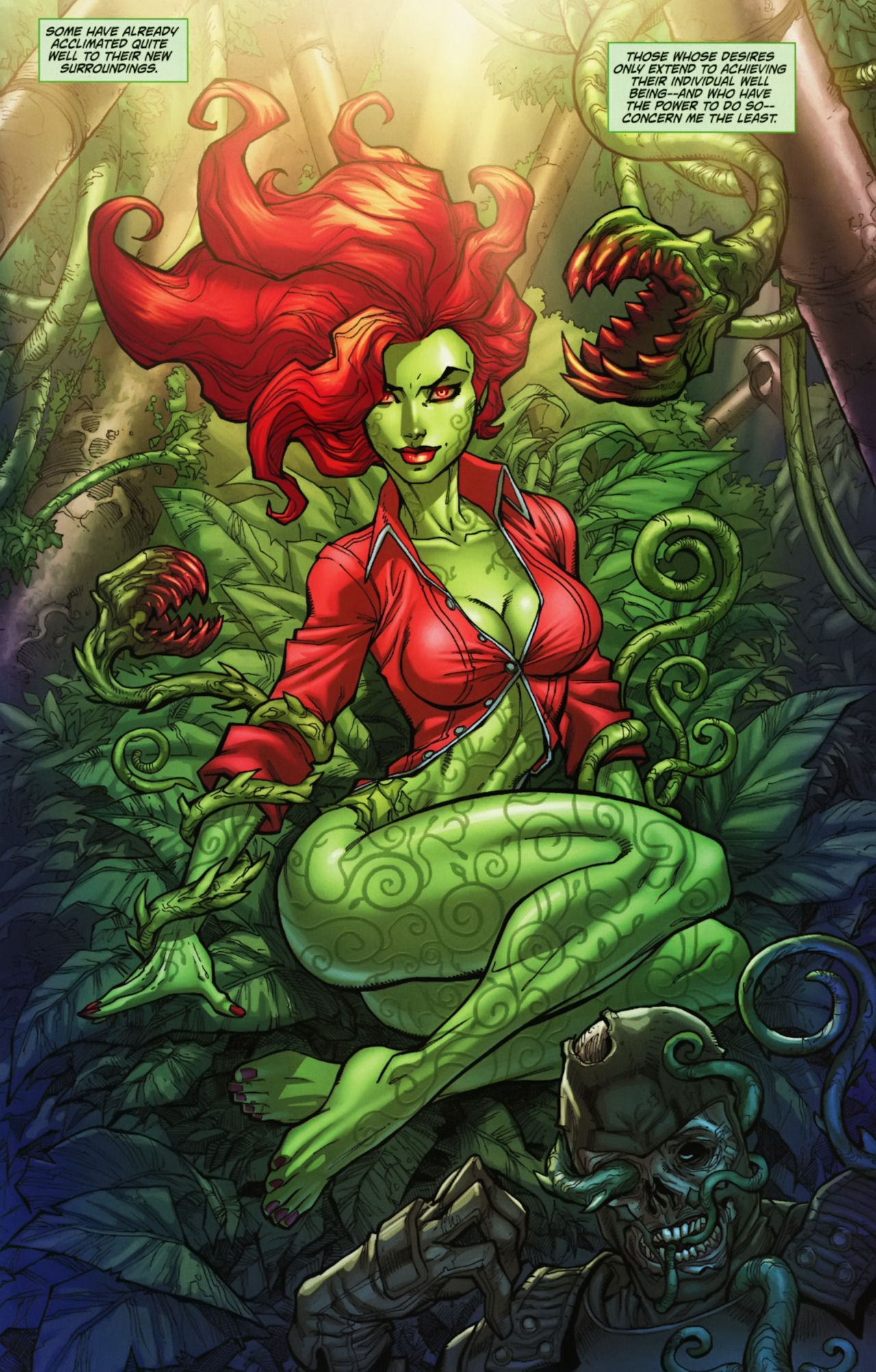 poison ivy batman arkham asylum sexy