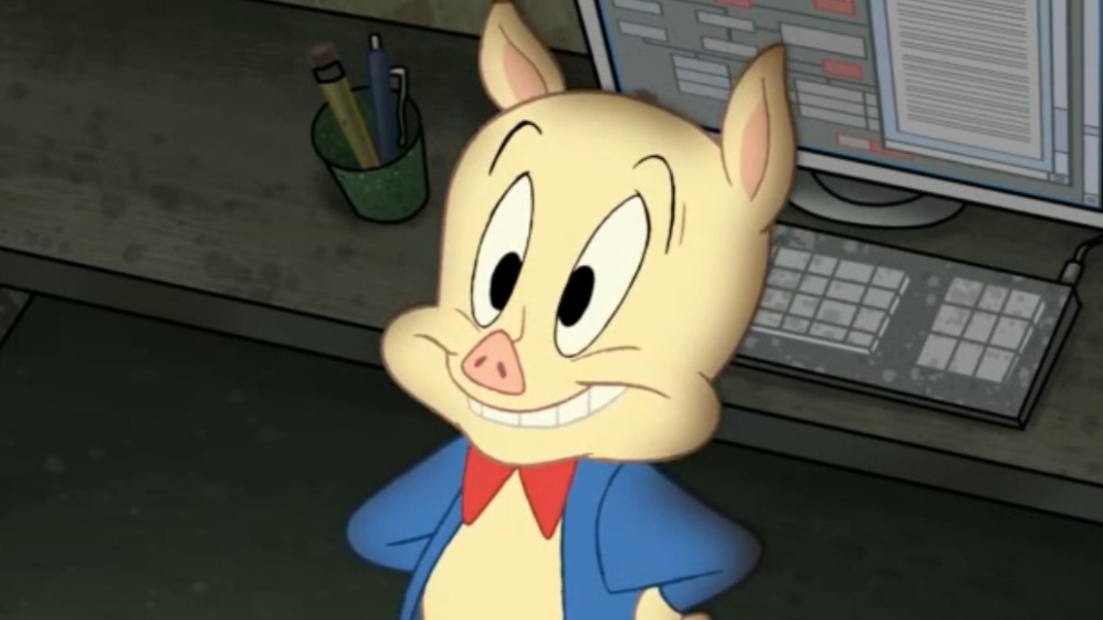 Image Porky Pig Happyjpg The Looney Tunes Show Wiki The Looney