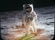 Edwin Aldrin auf Luna