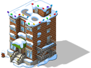Apartment Complex snow