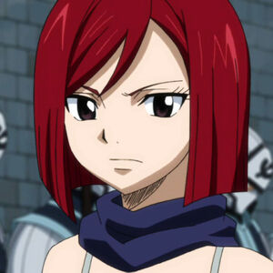Erza Knightwalker with short hair (Close up)