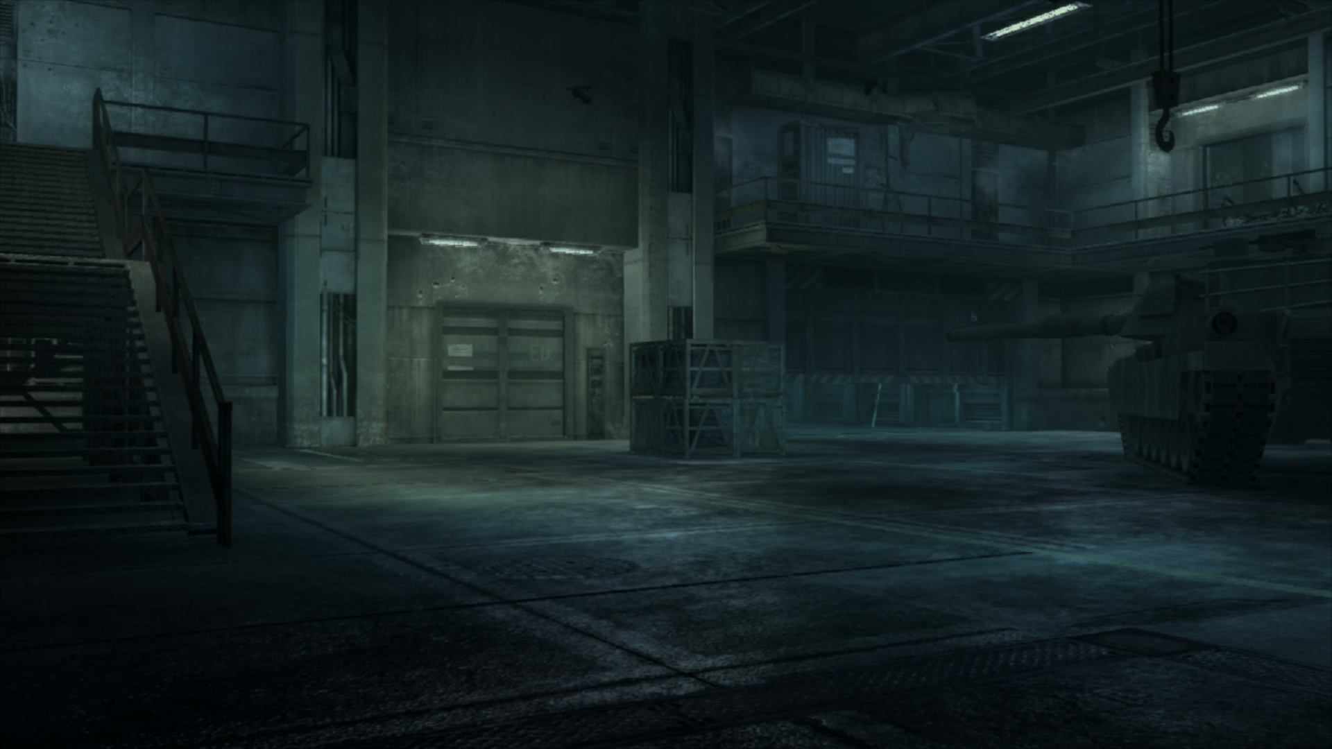 Image The Tank hangar (Metal Gear Solid 4).png The Metal Gear Wiki Metal Gear Solid Rising