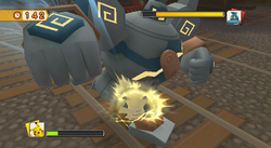PokéPark 2 lucha con Golurk