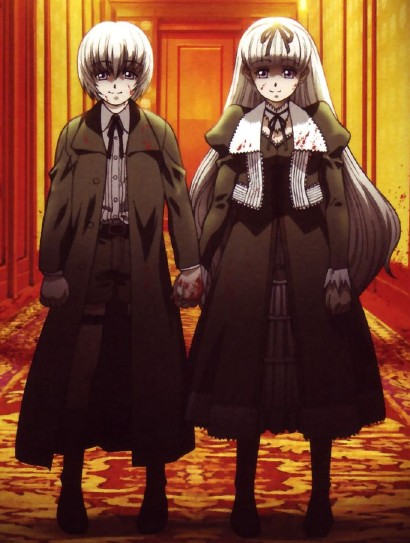 anime twins Creepy