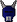 Blue h'ween mask