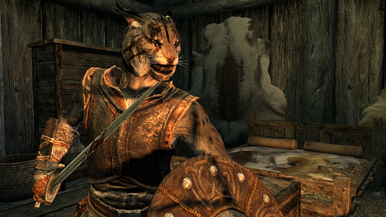 skyrim player female khajiit voice mod