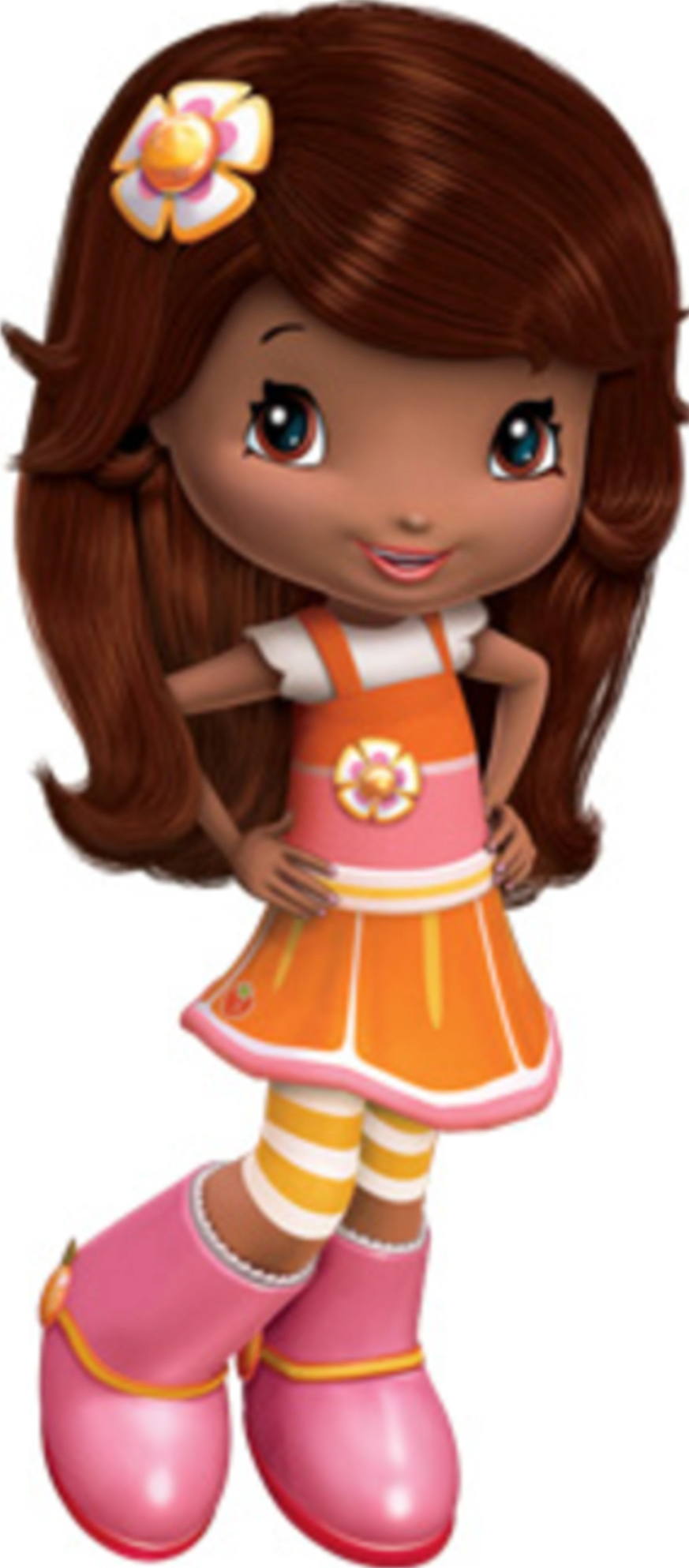 orange strawberry shortcake character