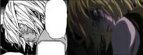 Mello's death in manga 2