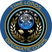 Timelords Diplomatic with Gallifreyan symbol
