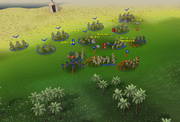 Mobilising armies closeup