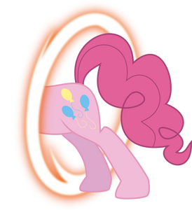 FANMADE Pinkie portal back by blackgryph0n-d3f93p8