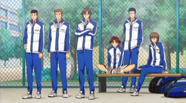 Seigaku 3rd Year middle schoolers (reallt look like High Schoolers though)