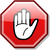 240px-Stop hand nuvola.svg