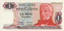Argentina 1 peso 1983 obv