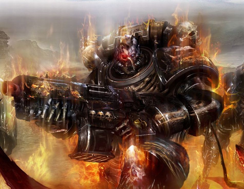 legion of the damned space marines art