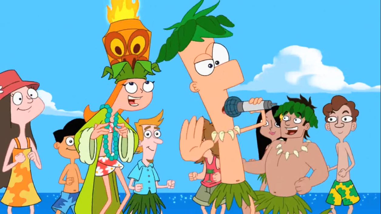 Image - Ferb singing at the beach.JPG - Phineas and Ferb ...