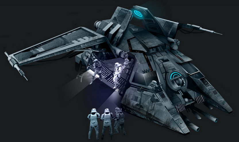 force unleashed2 gunship