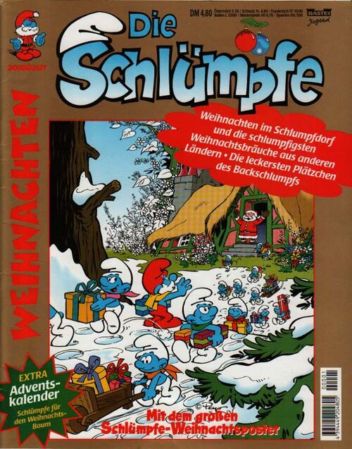 Bild - Die Schlümpfe BasteiComic Weihnachten front.jpg – Schlumpf Wiki