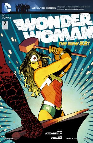 Cover for Wonder Woman #7 (2012)