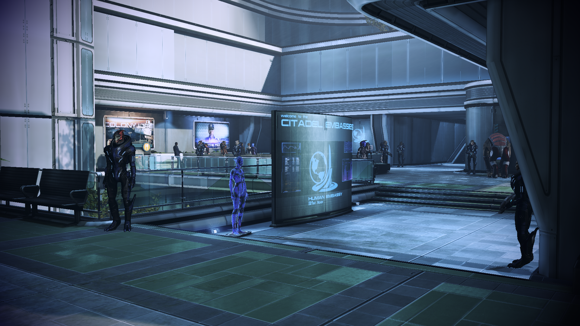 Citadel Embassies Mass Effect Mass Effect Citadel Citadel