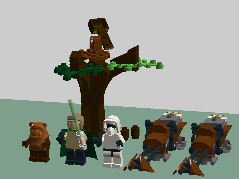 forest moon of endor lego