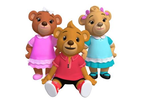 three teddies