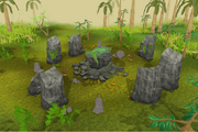 Nature Altar outside