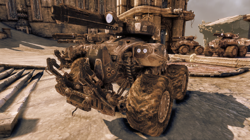 gears of war centaur construction set