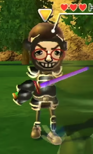 Hiromasa is a CPU Mii in Wii Sports Resort. In Swordplay Showdown, he is the boss of level 5.