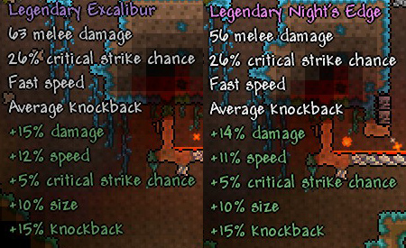 Image Excalibur Nights Edge Comparison Terraria Wiki