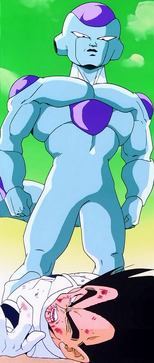Frieza defeats Vegeta