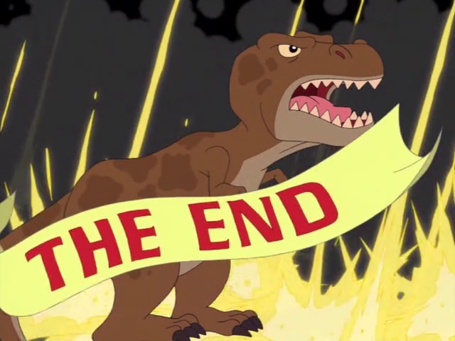 dinosaur end of the world