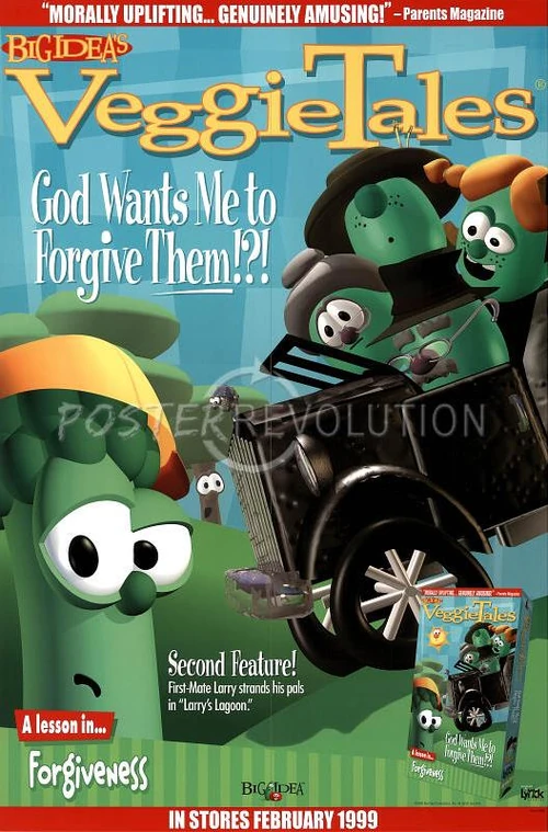 Image - God 1999 poster.jpg - VeggieTales - It's For the Kids! Wiki