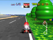 Mario Kart 64 gameplay