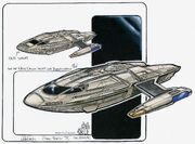 Sovereign class Captain's Yacht Cousteau design concepts by John Eaves