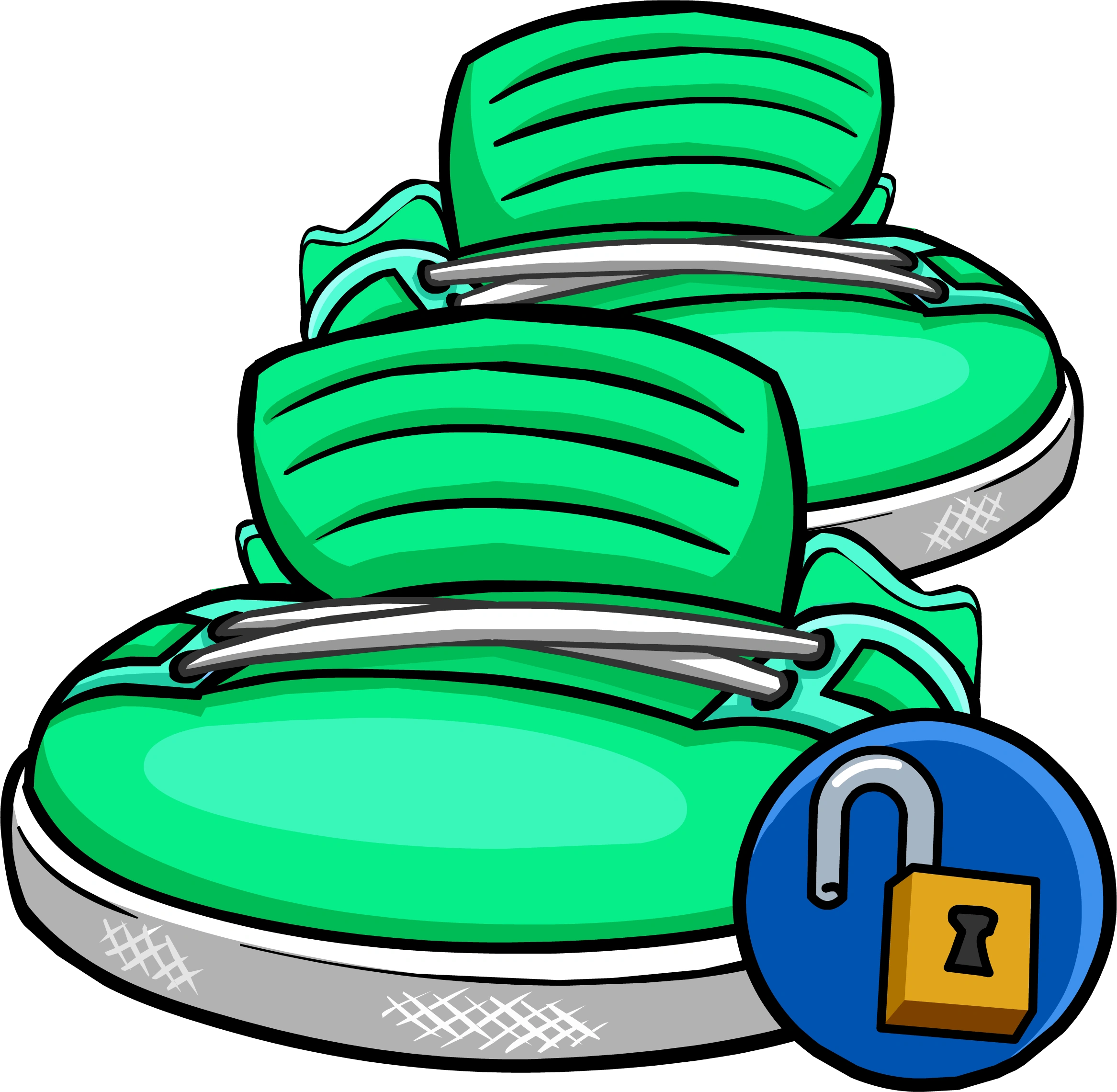 Aqua Sneakers Club Penguin Wiki The free, editable encyclopedia
