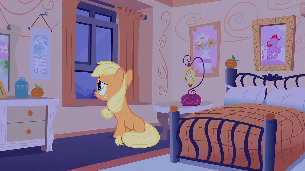 Ponies Holidays -Vacances Brony 2015- - Page 3 20140403214248!Filly_Applejack_looking_through_the_window_S1E23